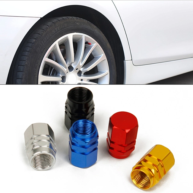 CNC Auto Replacement Parts Tires Valve Stems Caps Covers Car Tire Valve Stem Caps Automobiles