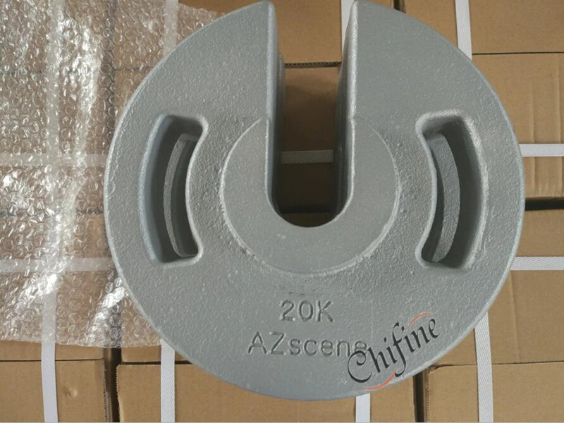 OEM Sand Casting Balance Weight Ductile Cast Iron Counterweight for Forklift