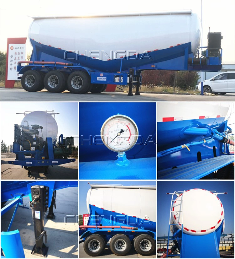 50ton Dry Bulk Cement Trailer with High Quality