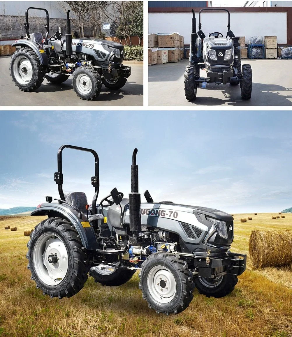 Customized Articulated Harvest Lugong Ride on Farm Crawler Wheel Vineyard Tires Tractor