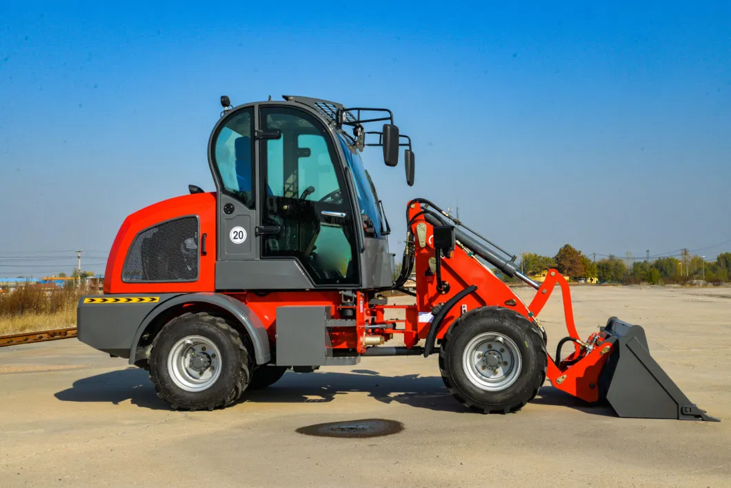 China Manufacturer Wolf with CE Euro5 EPA Yanmer/Kubota Engine 1.6 Ton 4WD Diesel/Compact Hoflader/Loader for Mini/Sales/Home/House/Farm/Agricultural