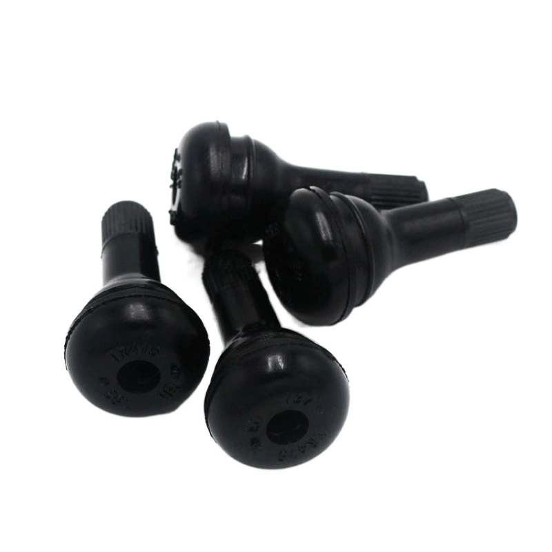 TR415 Straight Tubeless Black Rubber Tire Valve Stems