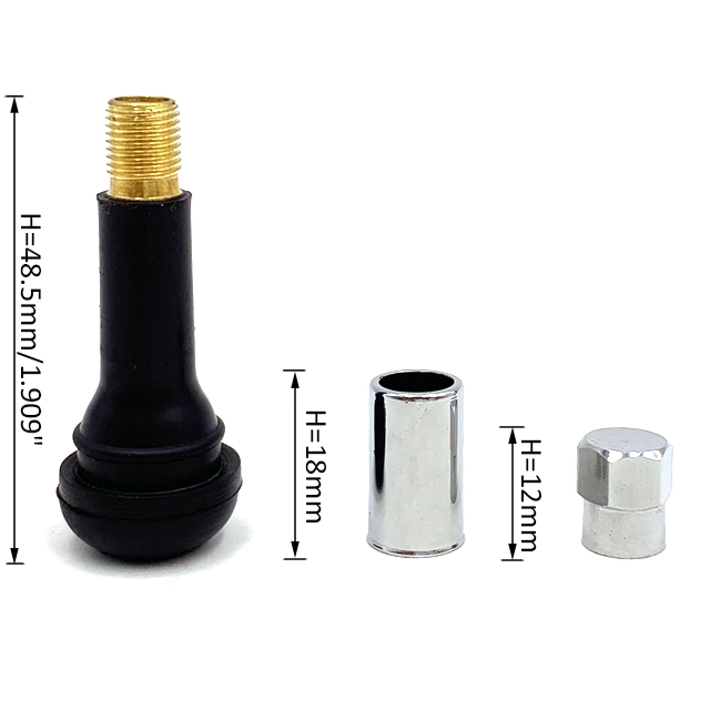 Tire Valve Manufacturer Tr412 Tr413 Tr414 Tr415 Rubber Snap-in Tire Valve Stem for Car Motorcycle Wheel Tubeless Tyre Valve