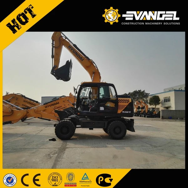 Hyundai 15 Ton 0.71 M3 Bucket Hydraulic Wheel Excavator (R150WVS)