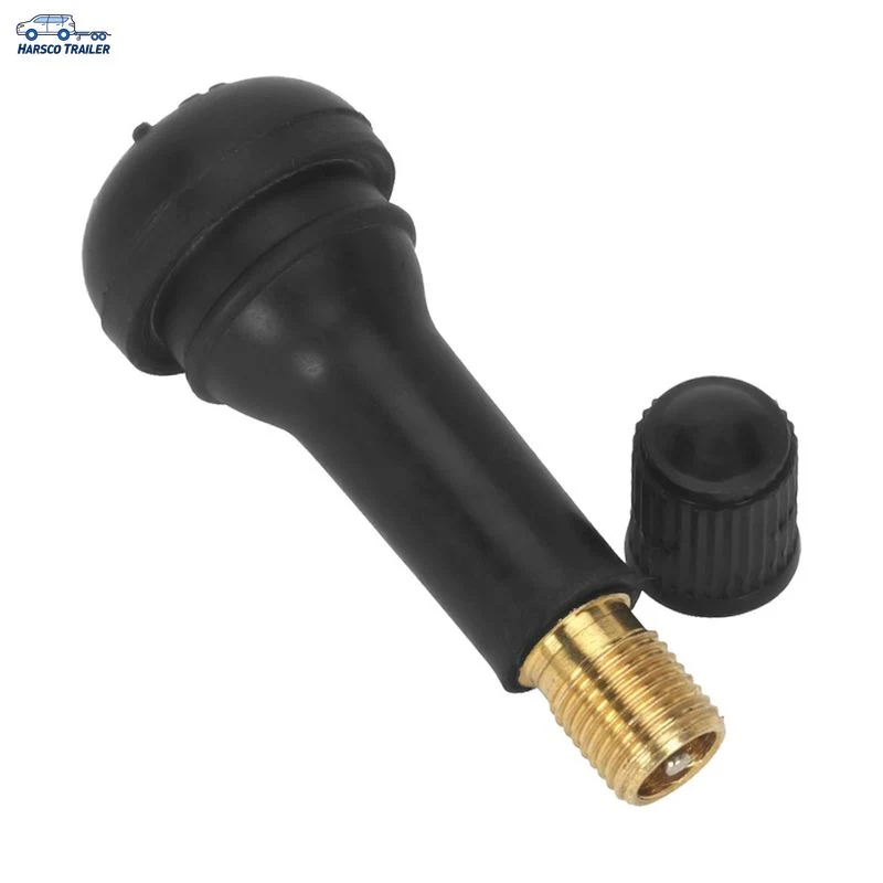 TR413 Straight Tubeless Black Rubber Tire Valve Stems