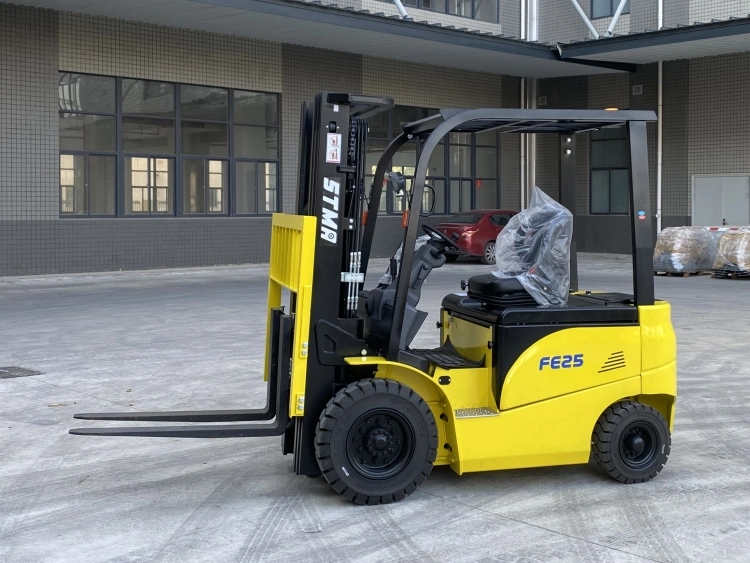 Stma 2500kg Capacity Battery Forklift 5500lbs Carretilla Elevadora with 4500mm Triplex Mast