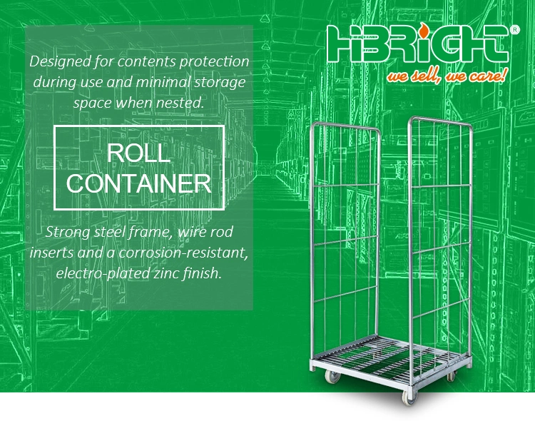 Heavy Duty Collapsible Roll Cage Container