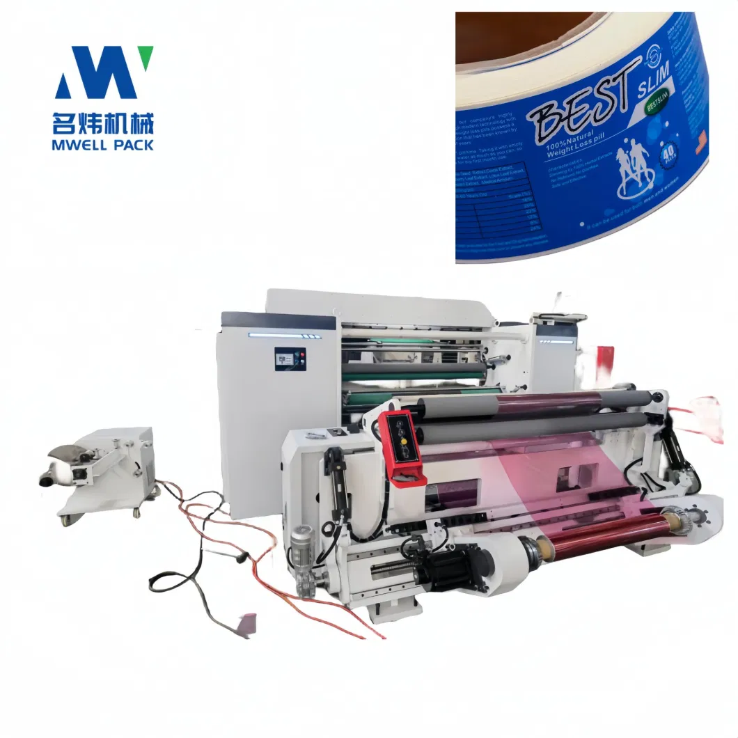 High Speed Super Sticker Paper Cutting Machine for Carton Sealing Slef-Adhesive Sticker Slitting Rewinding