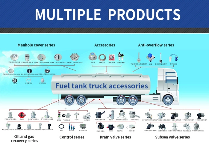 Fuel Tanker Truck Parts Aluminum Manhole Cover 16&quot; with Inner Breath Valve