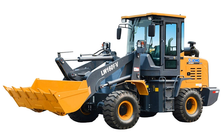 XCMG Official Garden Small Tractors Front Loader Lw160fv 1.6 Ton Mini Front End Wheel Loader Price