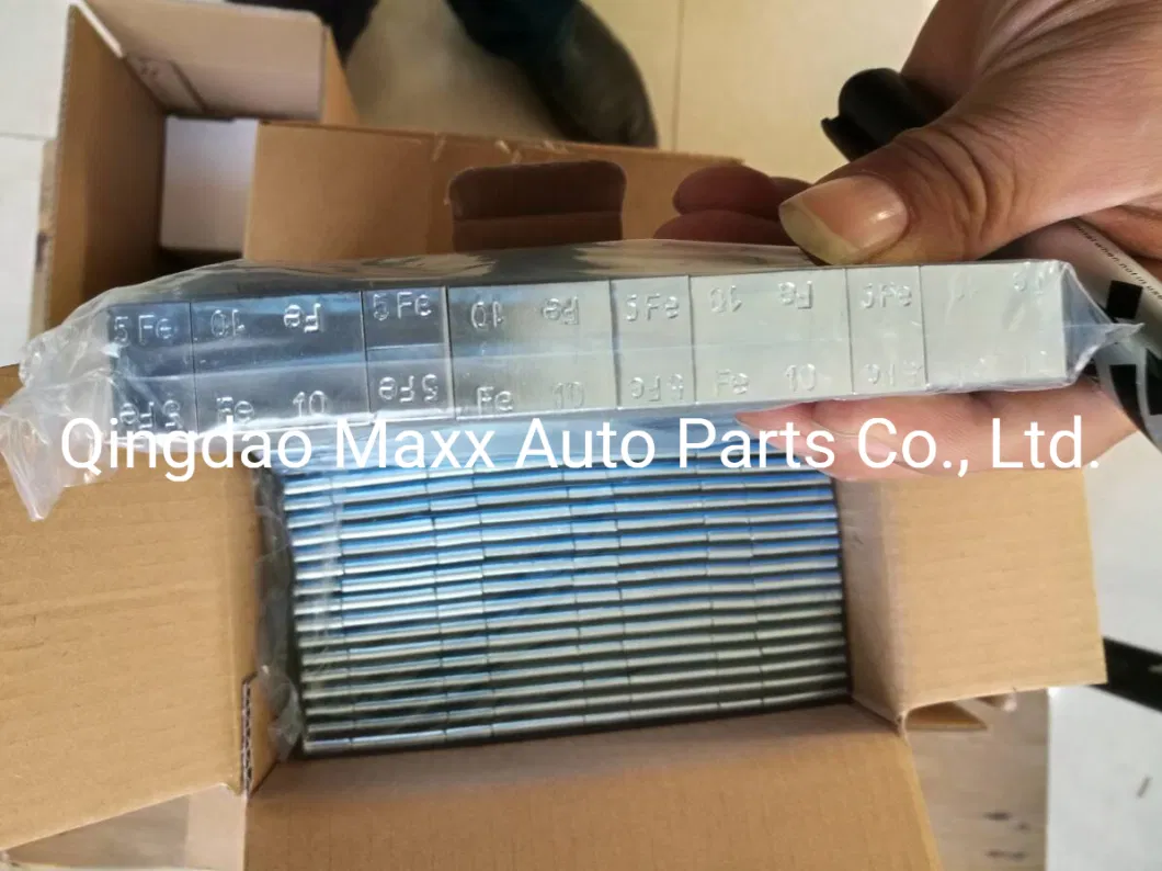 Qingdao Maxx Auto Parts Factory Supply Lead Free Fe Adhesive Wheel Balance Weights