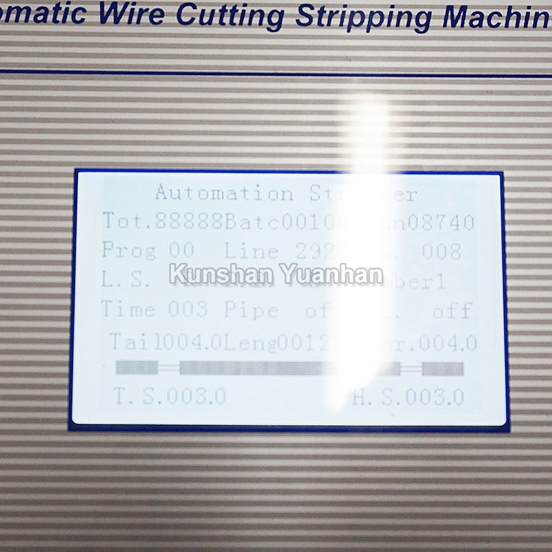 Automatic Flat Ribbon Cable Stripping Cutting Machine Use for Max 12 Pins