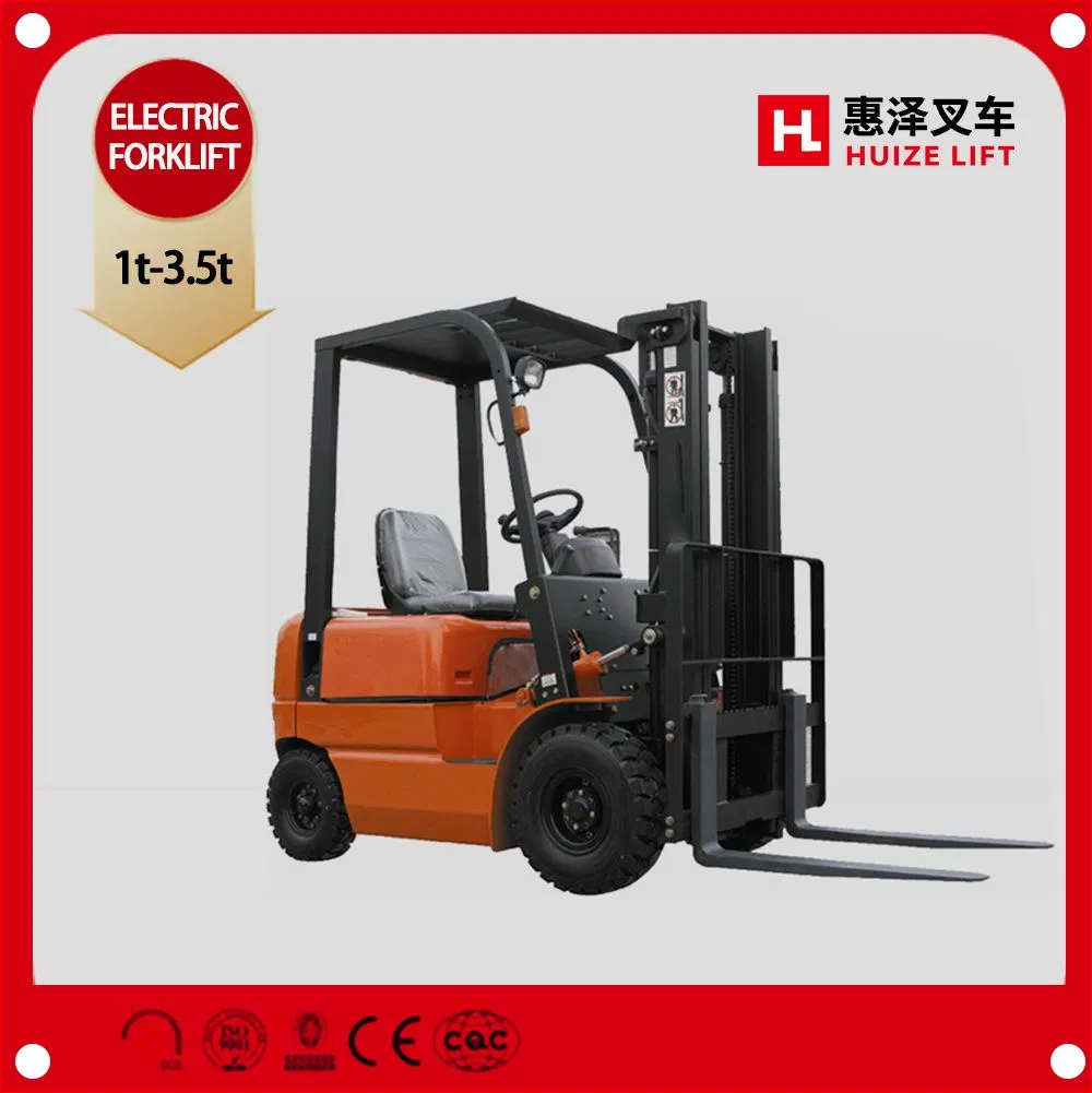 Top Quality Four-Wheel Electric Balance Weight Battery Forklift with CE/ISO