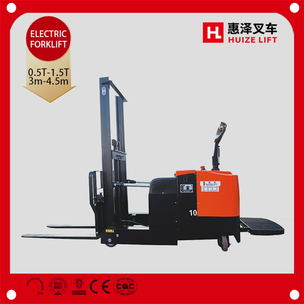 Top Quality Four-Wheel Electric Balance Weight Battery Forklift with CE/ISO