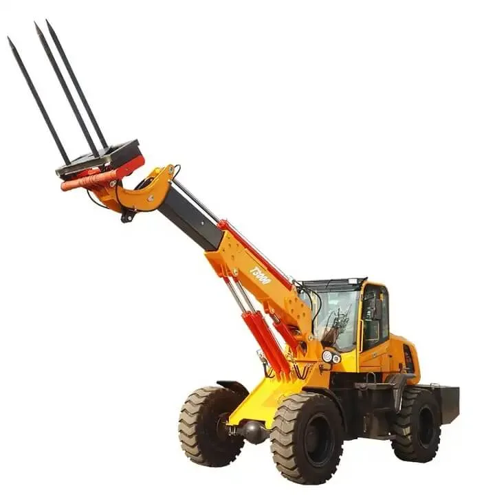 Mini Construction Machinery Telescopic Wheel Loader 2.5ton 3ton Micro Compact Hydrostatic Loaders Articulated Garden Shovel Tractor Machine