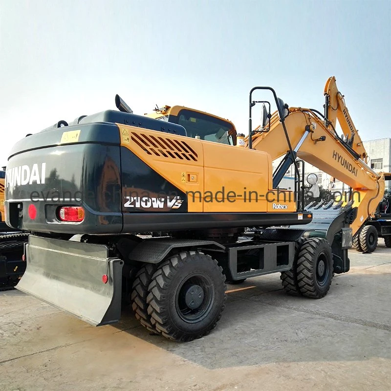 Hyundai R210wvs 21 Ton Wheel Excavator Made in China