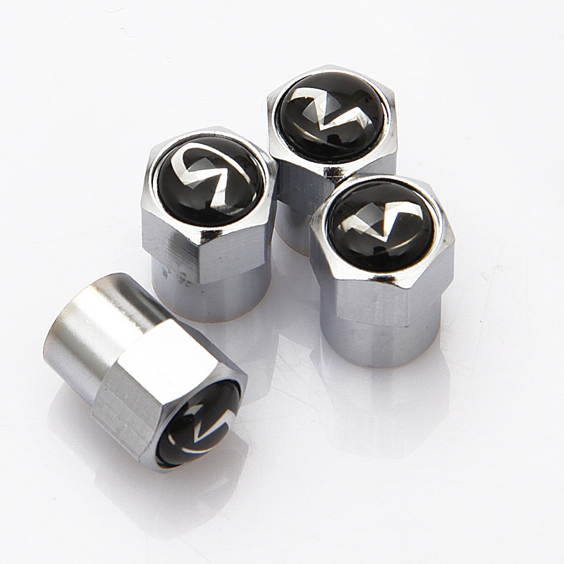 Car accessories Chrome Alloy Car Wheel Custom Patter Tire Valve Cover Cap