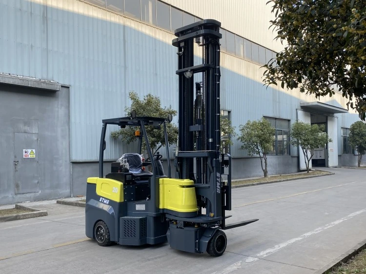 Stma Factory Very Narrow Aisle Forklift 2ton Electric Articulated Forklift Price