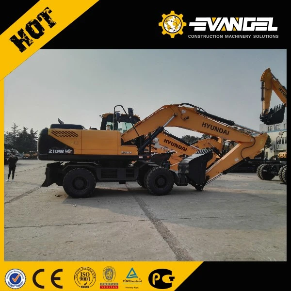 High Quality Hyundai Brand New 21 Ton Wheel Excavator (R210WVS)