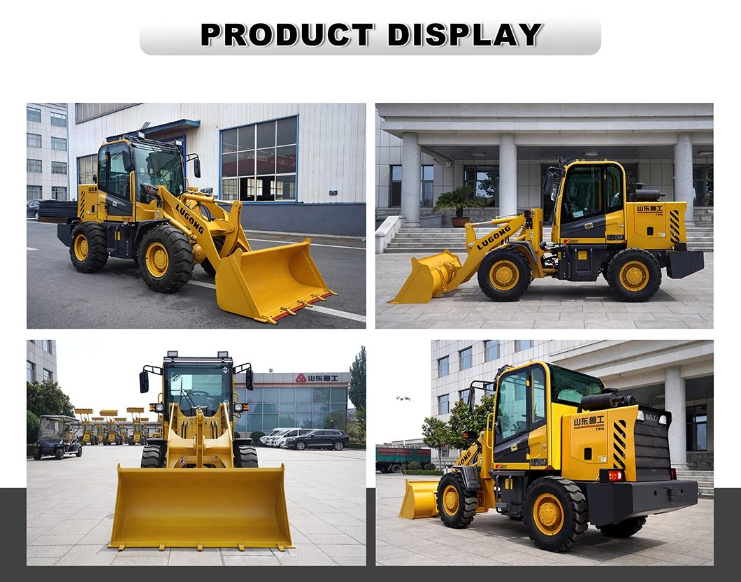 Chinese Factory CE Approved 1 Ton Mini Compact Garden Articulated/Multifunctional Front End Small/Mini Wheel Loader T916 Price with Kubota/Yanma Engine