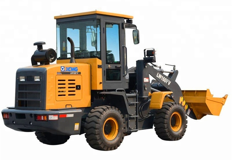 XCMG Official Garden Small Tractors Front Loader Lw160fv 1.6 Ton Mini Front End Wheel Loader Price