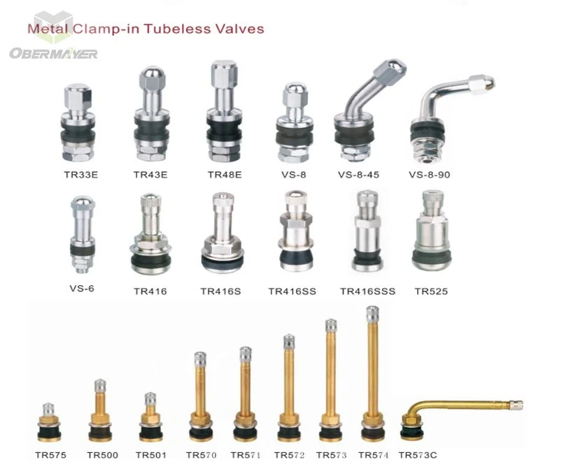 Car/Auto Accessory V3.20 Series Tubeless Clamp in Copper/Brass Air Inflator Tire Valve for Truck and Bus