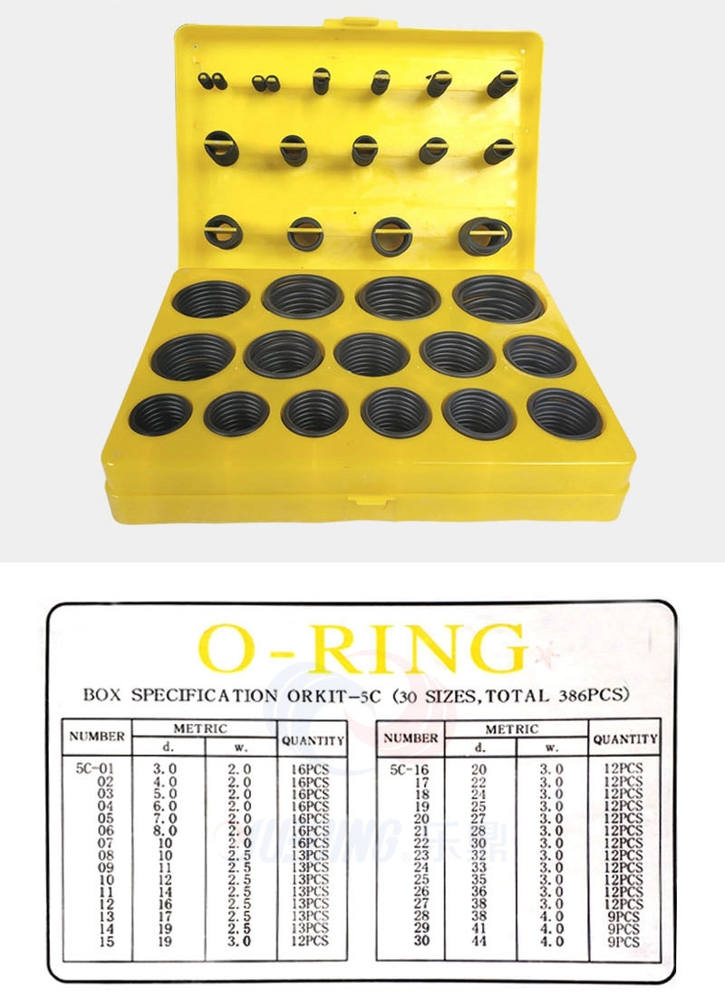 Rubber O Ring Mechanical O Ring Set Box Kit Assortment NBR FKM