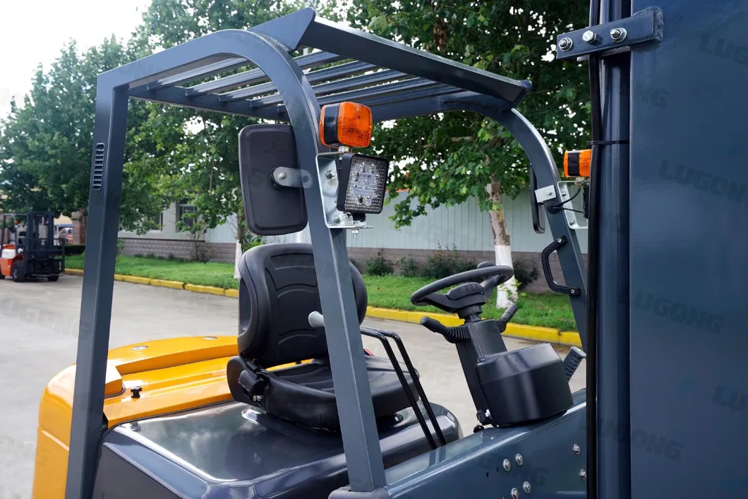 Lugong Small Diesel Forklift Rough Terrain Forklift Hydraulic Manual Forklift