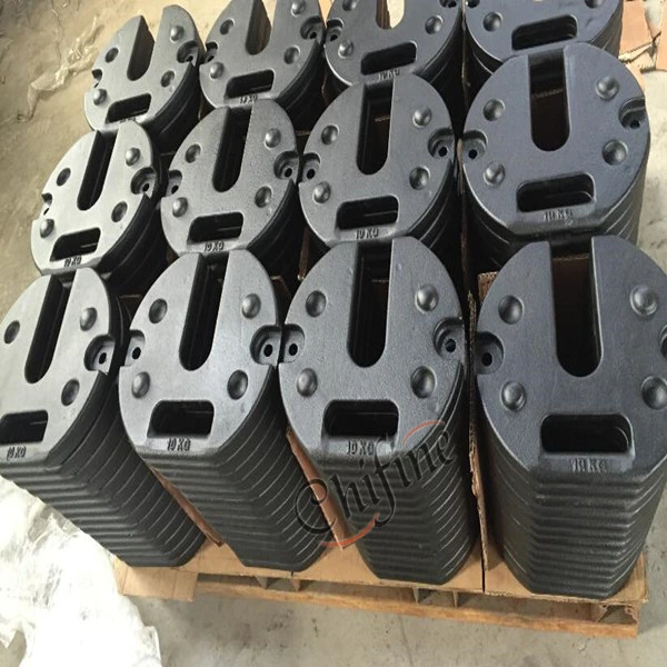 Custom Iron Sand Casting Ton Crane Counterweight