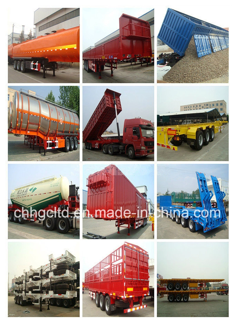 2/3 Axles Side Tipping Truck Trailer, 40 Ton Side Dumping Truck