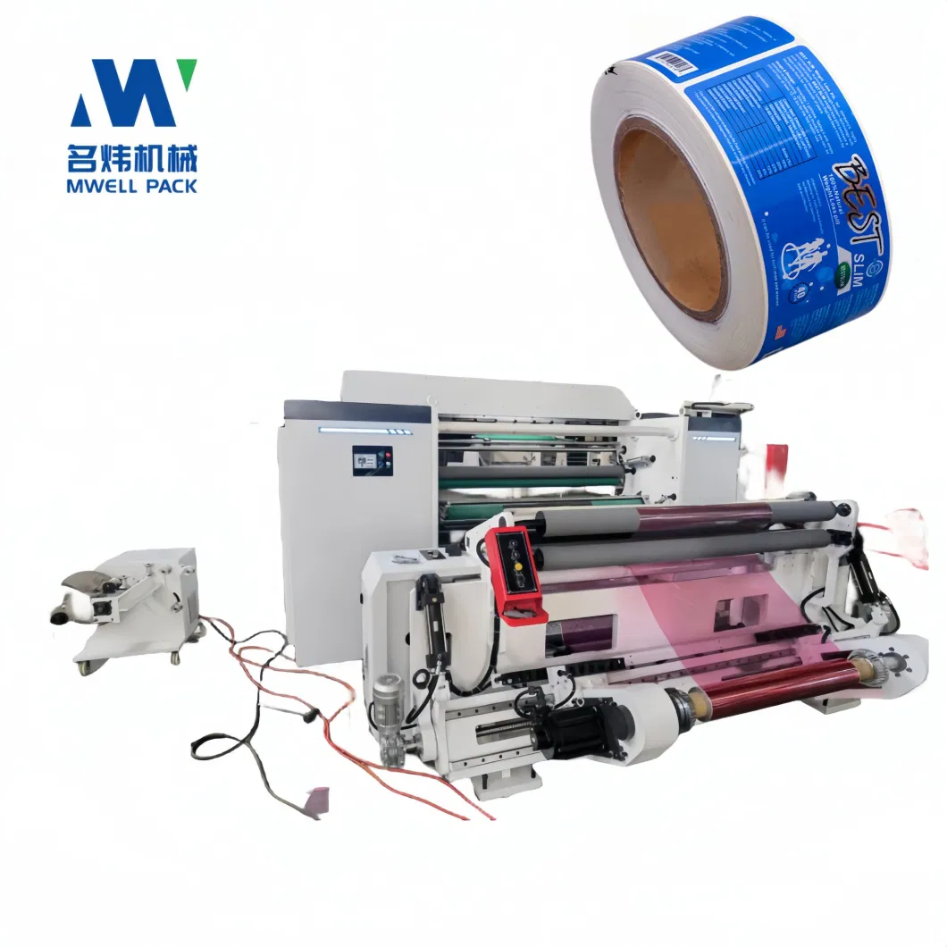 High Speed Super Sticker Paper Cutting Machine for Carton Sealing Slef-Adhesive Sticker Slitting Rewinding