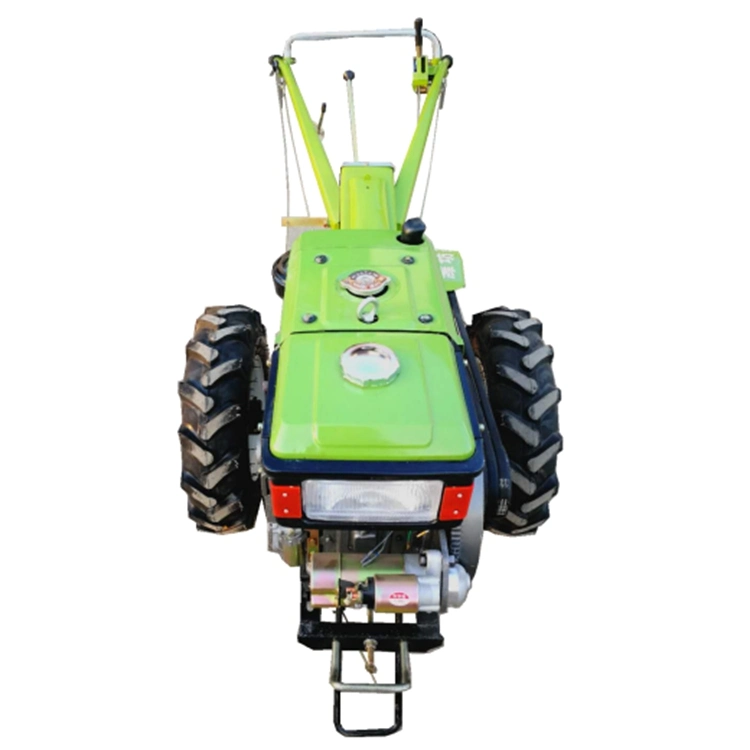 Farm Small Hand Walking Tractor Prices Diesel Engine 15HP 18HP 20HP Two Wheel Hand Driven Tractor