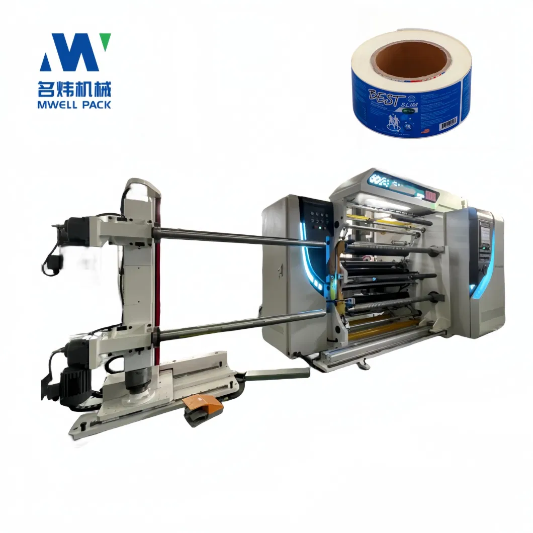 High Speed Super Sticker Paper Cutting Machine for Carton Sealing Slef-Adhesive Sticker Slitting Rewinding