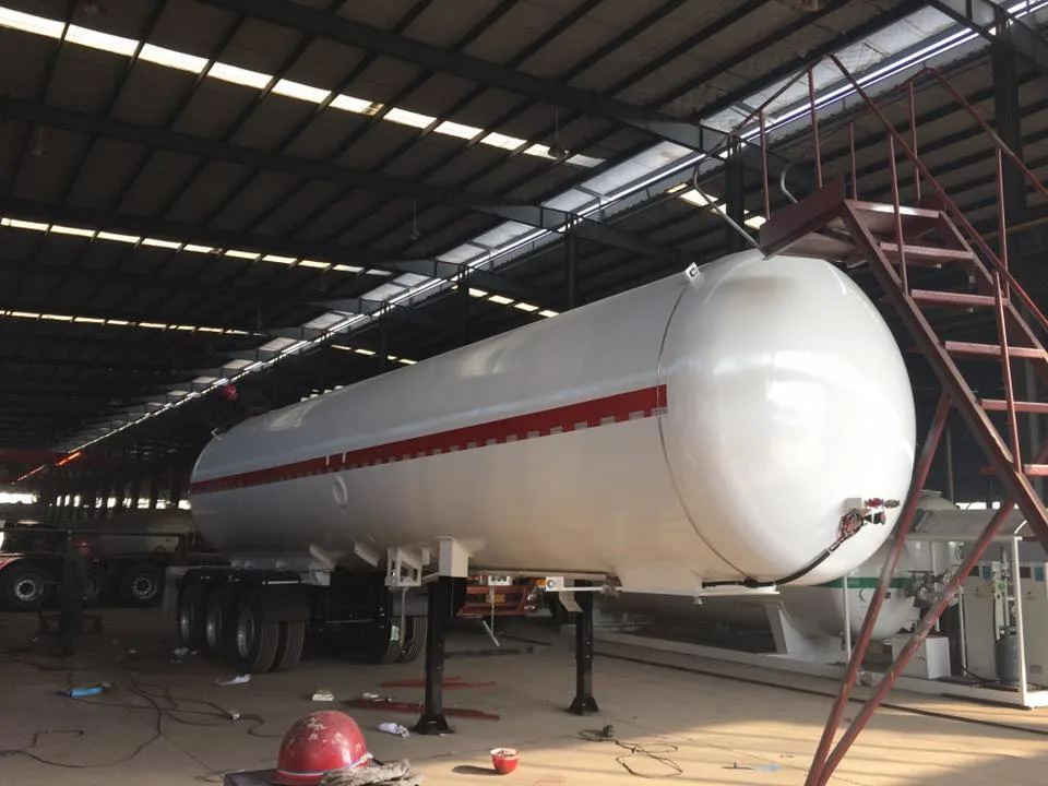 30t 61.9 Cbm LPG Delivery Trailer for Nigeria