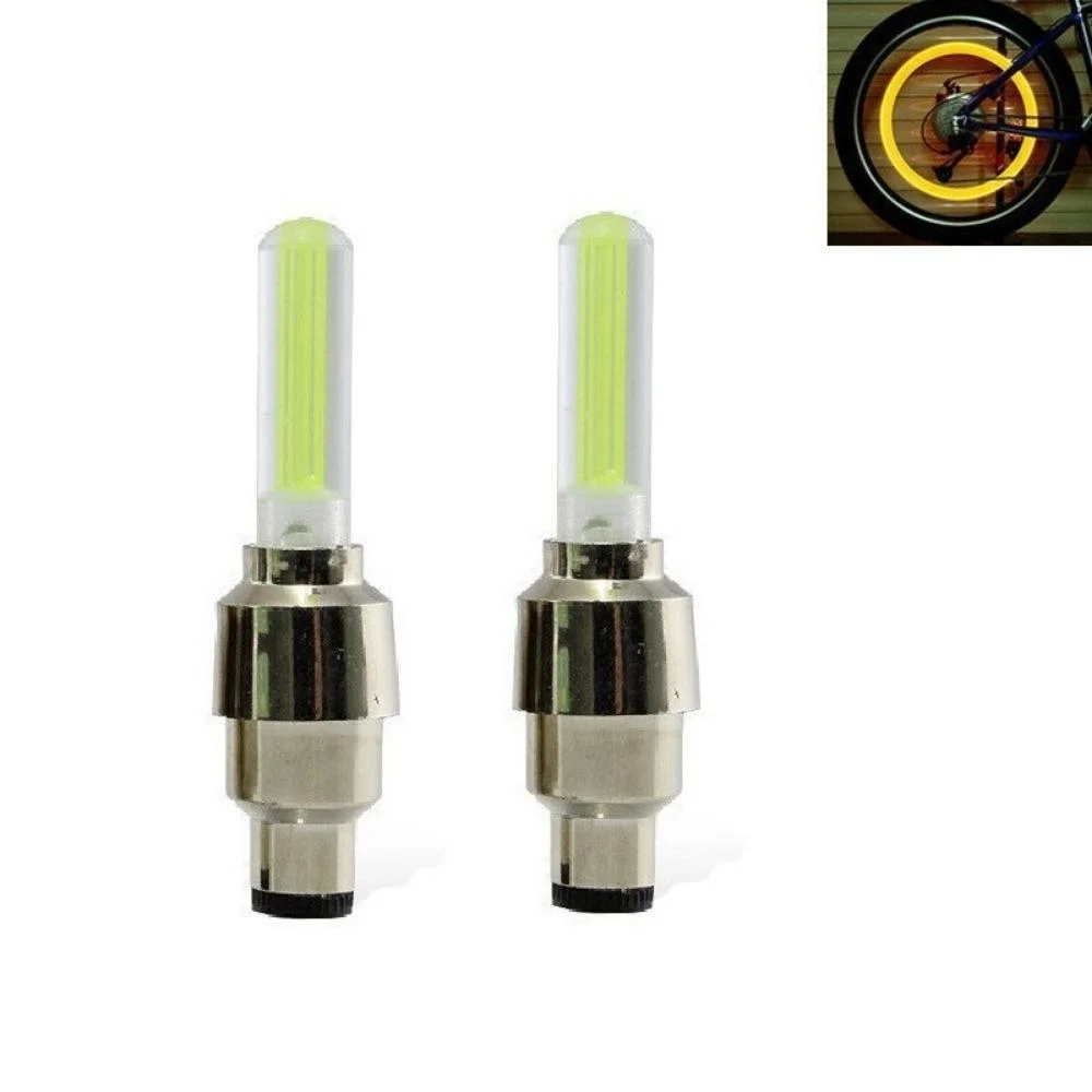 Warning Light Wheel Tire Light LED Neon Light Wheel Tire Light Valve Tire Lamp Cycling Accessories Bicycle Valve Tire Bl20883