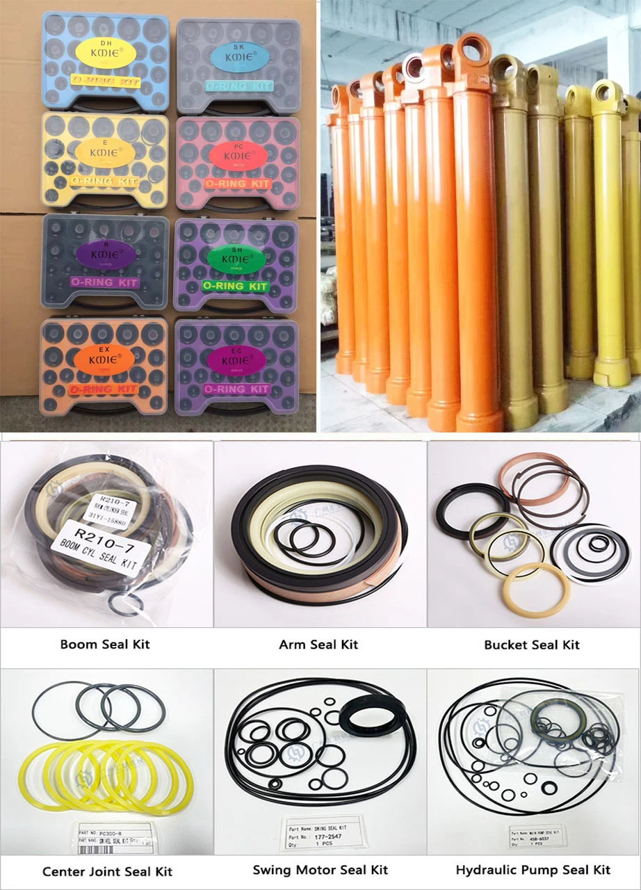 Standard Mechanical O Ring Set Excavator Repair Rubber O Ring Box Kit Assortment NBR FKM O Ring Seal Kit