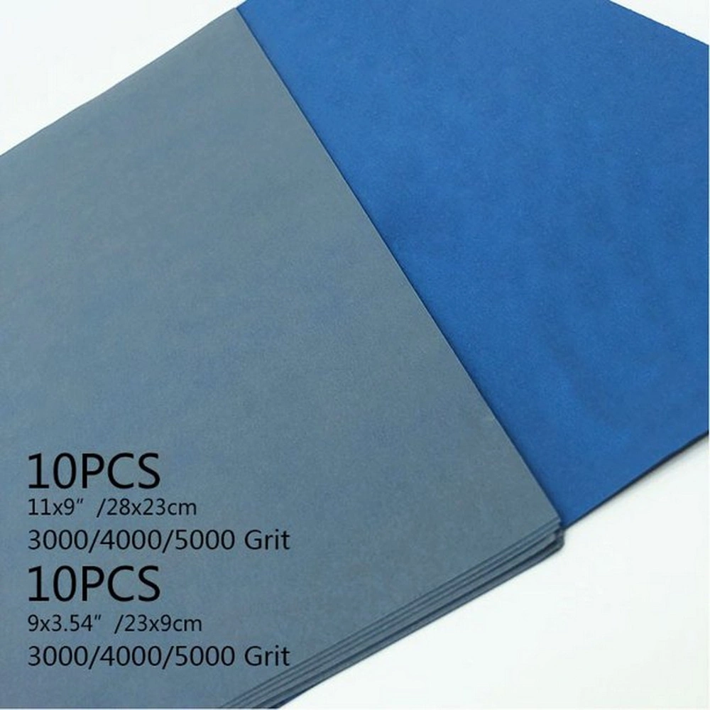 Sandpaper, 120 to 3000 Girt 60 PCS Sand Paper Assortment Wet Dry Waterproof Abrasive Variety Pack Sanding Paper Sheets for Automotive Car Wood Metal Plastic