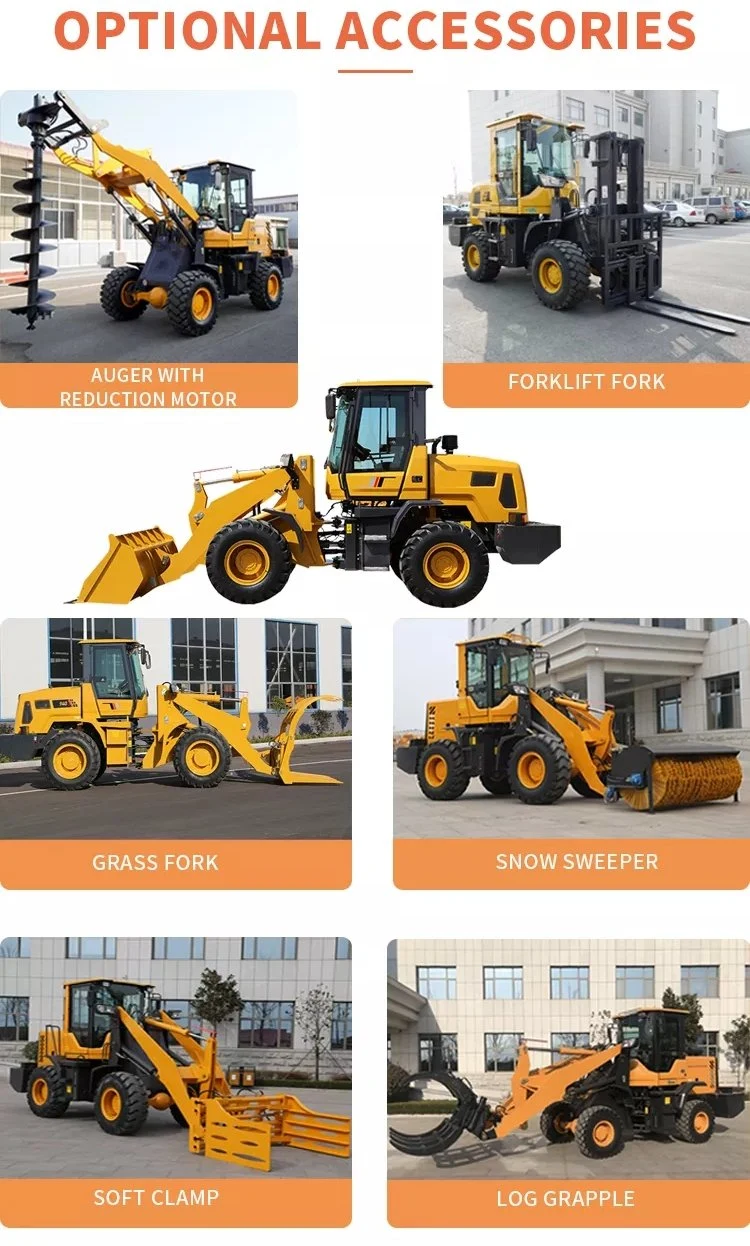 Micro Compact Loaders Articulated Garden Shovel Tractor Loader Machine T936 Small Mini Front End Wheel Loader Price