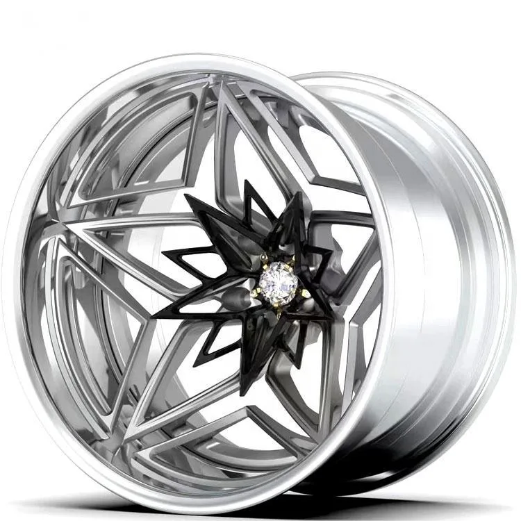 Light Weight Performance Concave Chrome Star Forged Car Wheels Rims