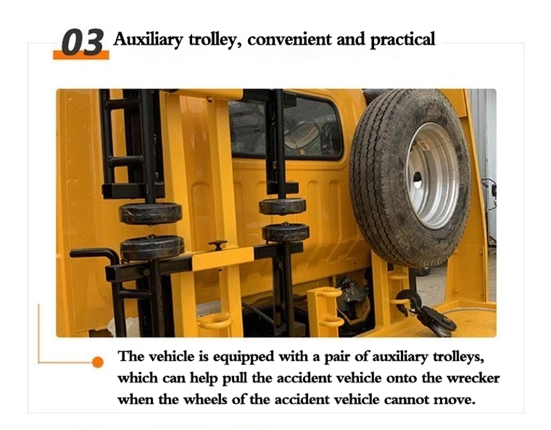 Remote Roadside Assistance Recovery 3tons 4tons 5tons 8 C Semi-Tilting Sliding Plate Road Block Remover