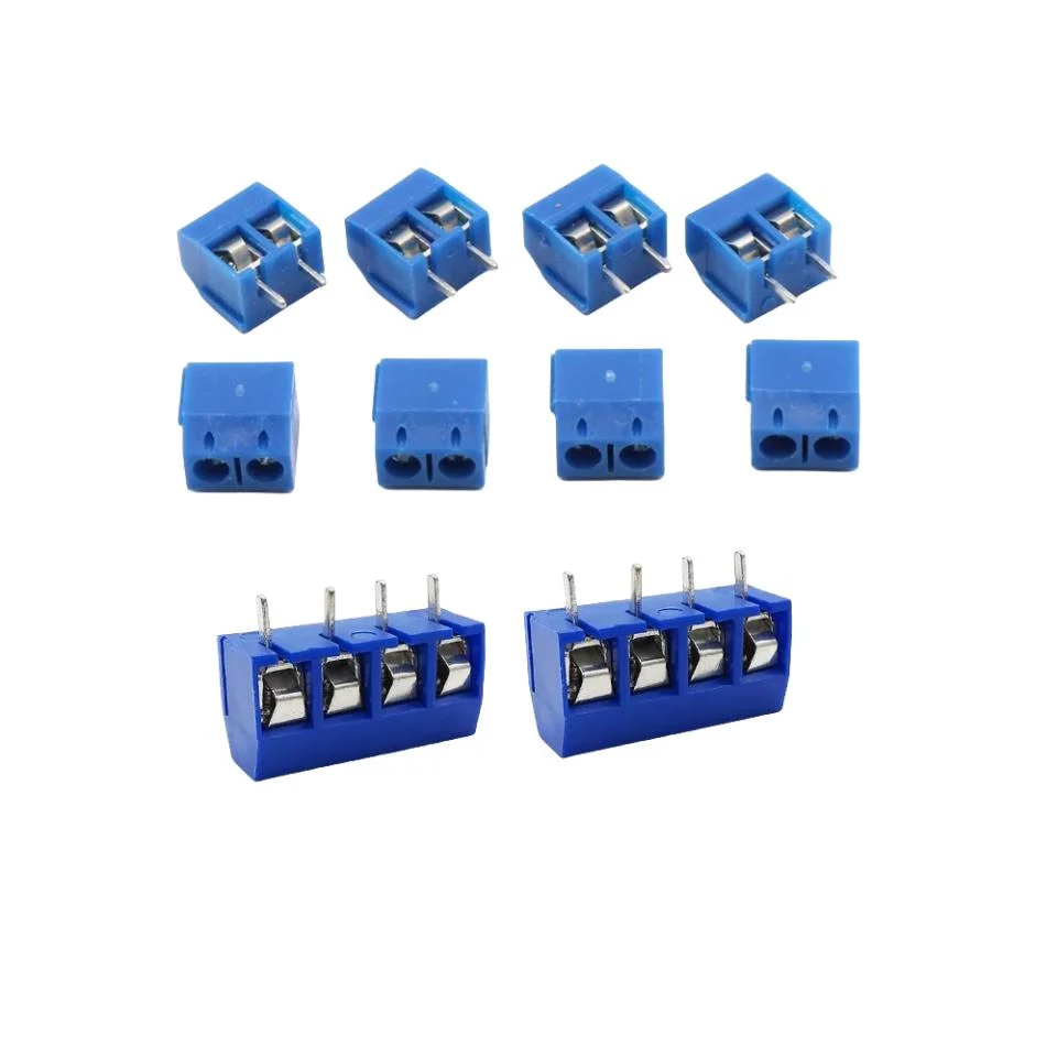 PCB Terminal Block Connector Pitch 5.0mm Straight Pin 2p 3p Screw PCB Terminal Blocks Connector Assortment Kit