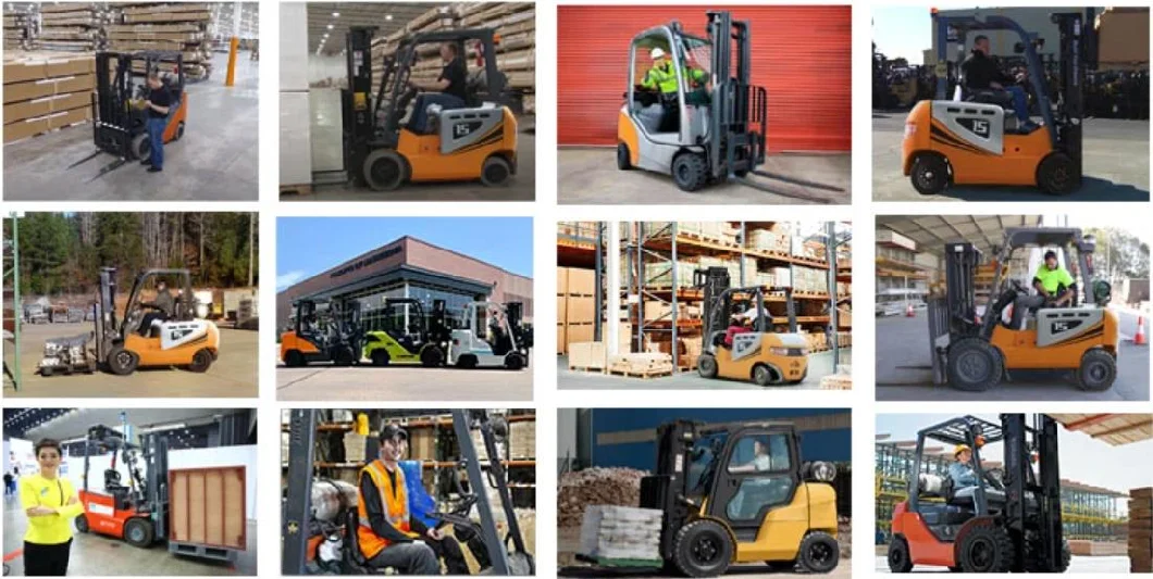 China Forklift Factory Sale 2ton 2.5t Electric Forklift, Direct Fork Lift Supplier CE Provided