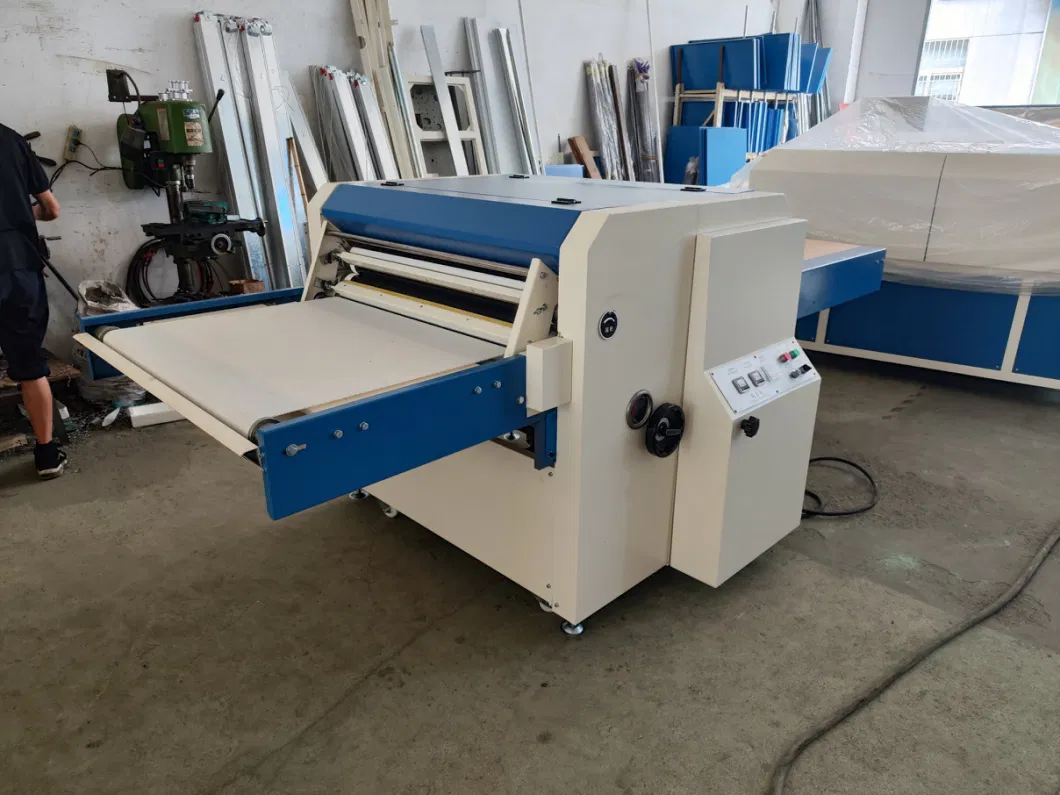 Automatic Fabric Heat Setting Machine T-Shirt Textile Roll Style Fusing Machine