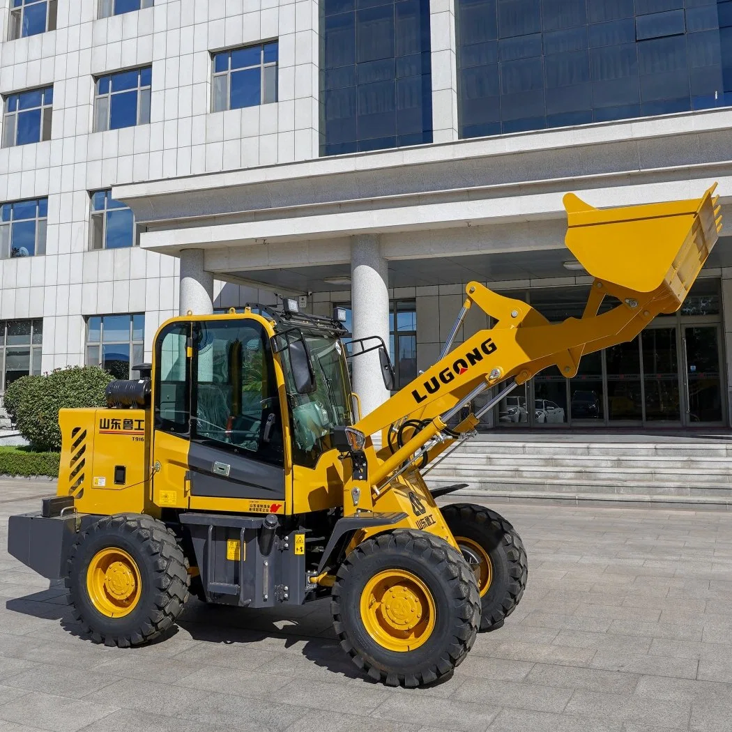 China Lugong CE/ISO/EPA/Eac Small Mini Articulated Wheel Tractor with Front Garden Loader T916