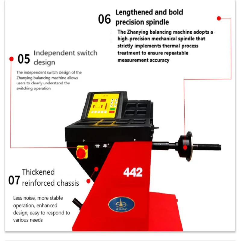 Fostar Customized Dynamic Self-Tuning Net Weight 110kg Car Wheel Balancing Machine