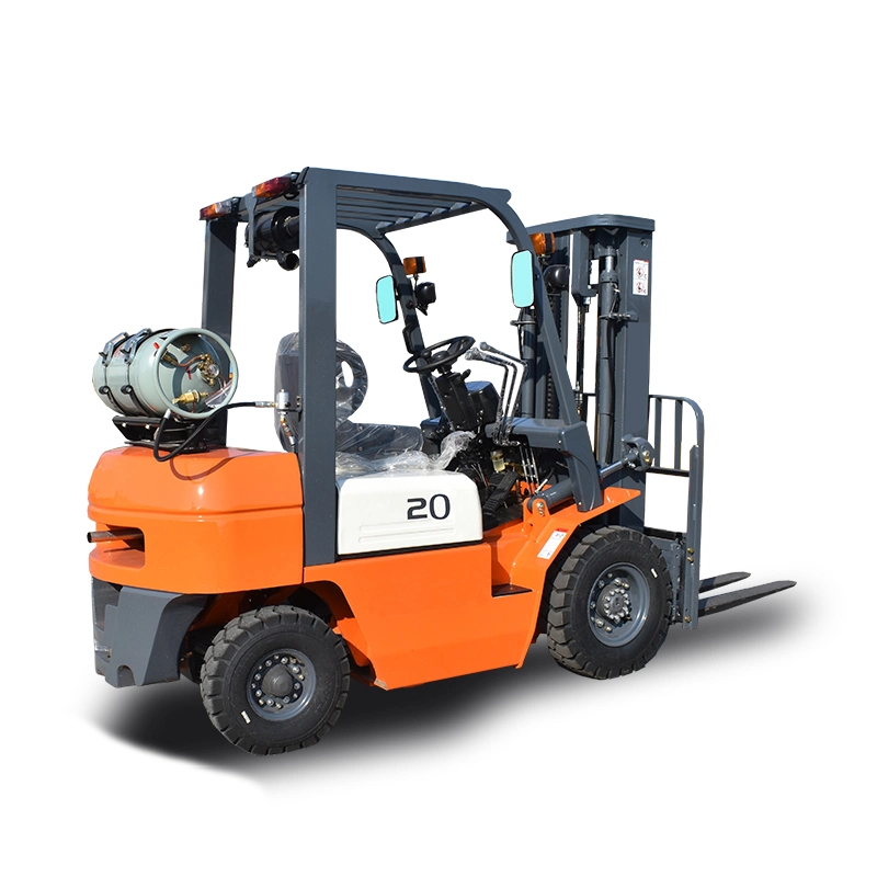 China Factory Manufacture 2 Ton 2.5t Balance Weight Type Forklifts Price 4 Wheel LPG Gasoline Dual Fuel Forklift Trucks