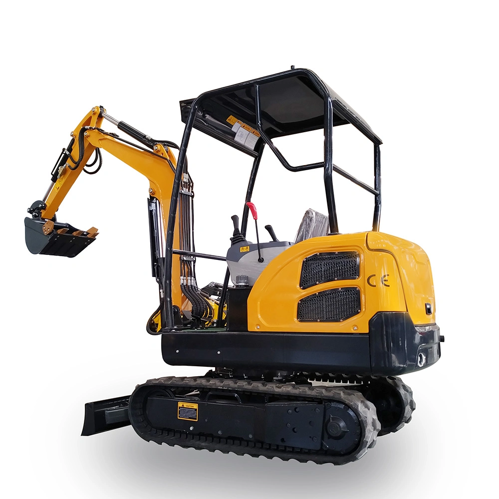 Kubota/Yanmar 1.8ton 2t Mini Hydraulic Crawler Small Size Wheel Construction Backhoe Garden Micro Household Farm Construction Excavator with Bucket 0.05cbm