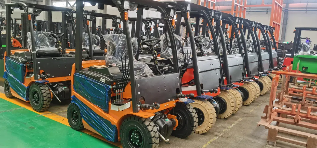 High Efficiency Four Wheel Balancing Weight Electric Forklift 3 Tons 3000kg and Mast 3m 4m 5m 6m