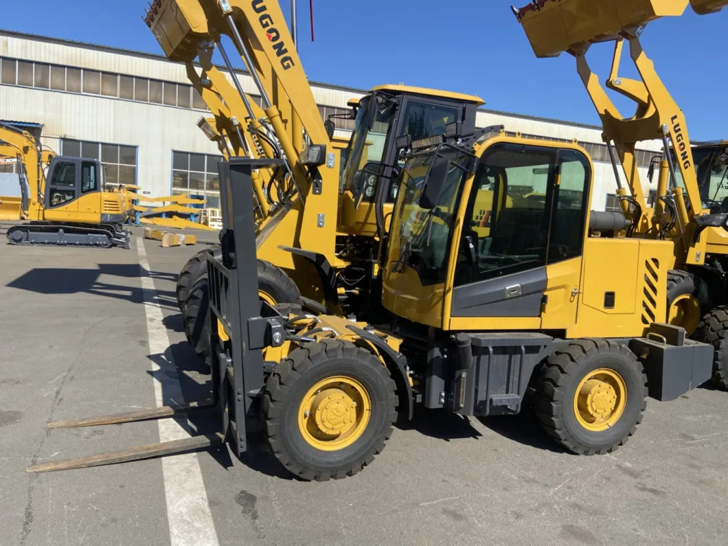 Lugong T830 Diesel-Forklift-3-Tons Small All Terrain Forklift