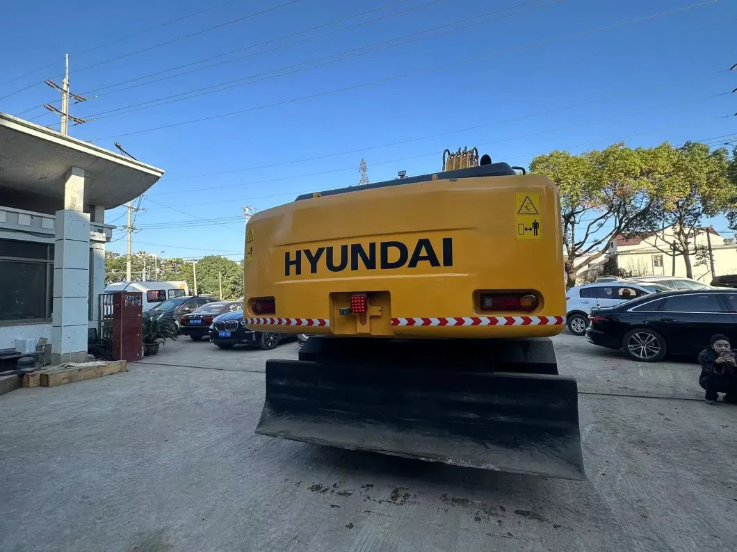 High Performance Excavating Hyundai 210W-7 Wheel Excavator with Best Price
